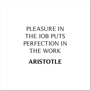 Aristotle's Quote Posters and Art